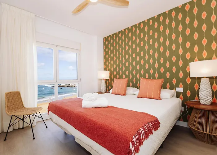 公寓 Beachfront In Canteras S4 *